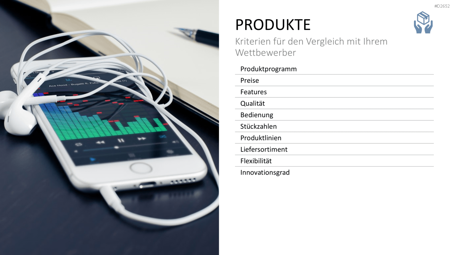 Wettbewerbsanalyse PowerPoint-Vorlage