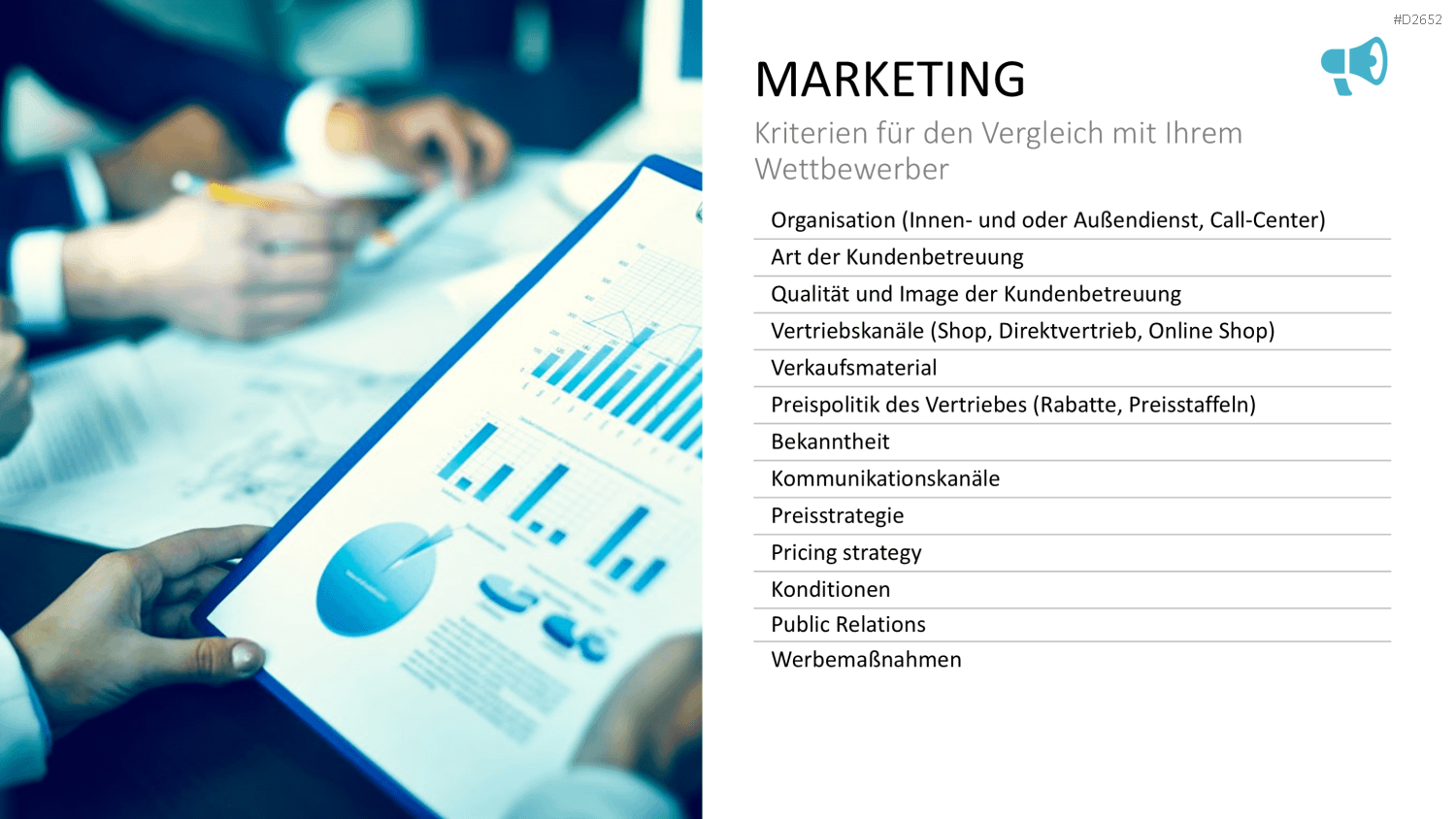 Wettbewerbsanalyse PowerPoint-Vorlage