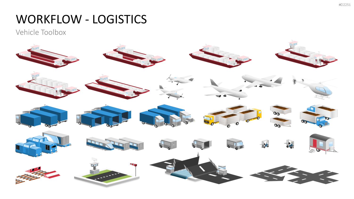 Workflow - Logistik PowerPoint-Vorlage
