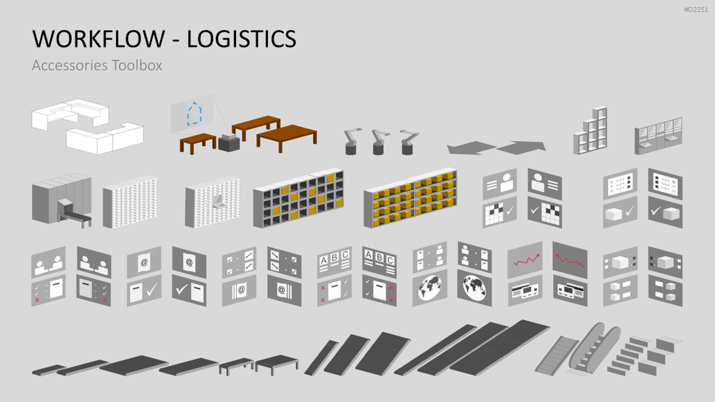 Workflow - Logistik PowerPoint-Vorlage