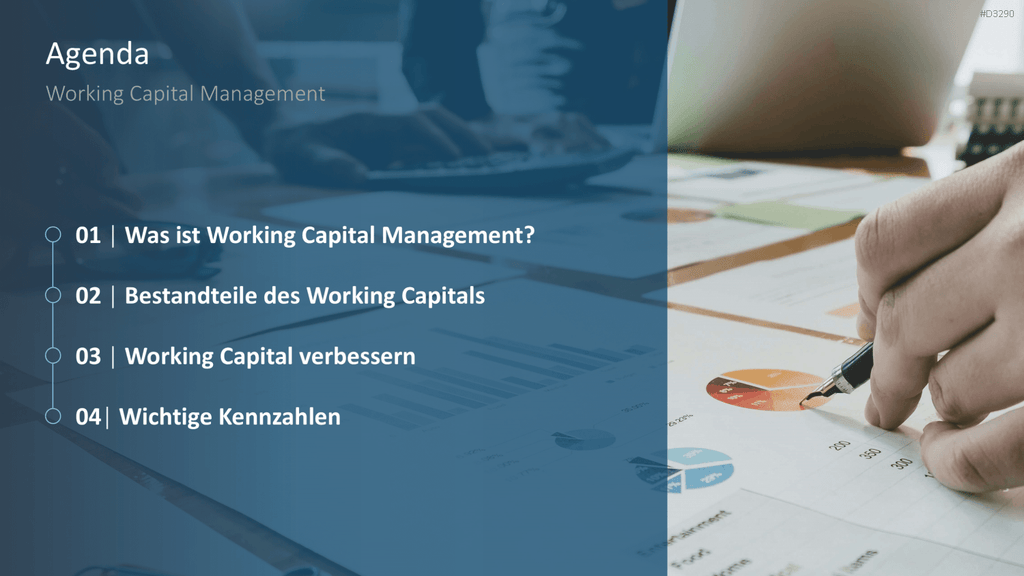 Working Capital Management PowerPoint-Vorlage
