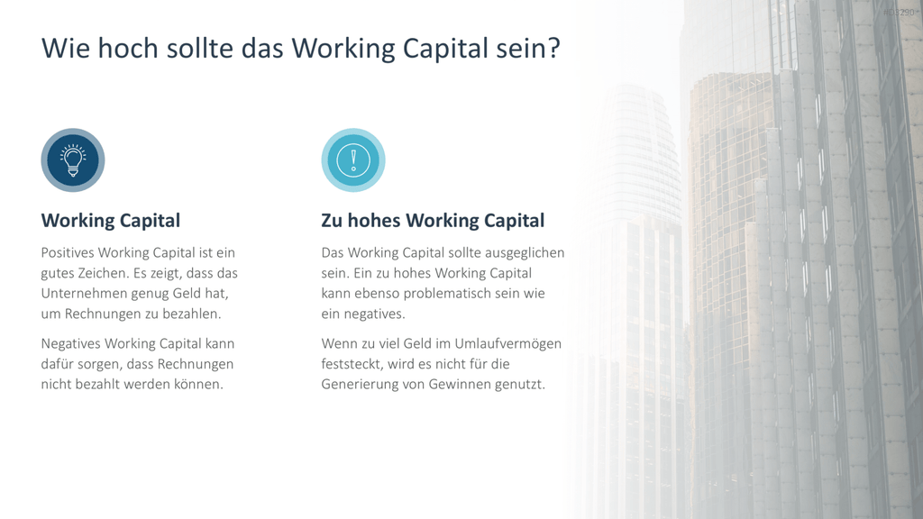Working Capital Management PowerPoint-Vorlage
