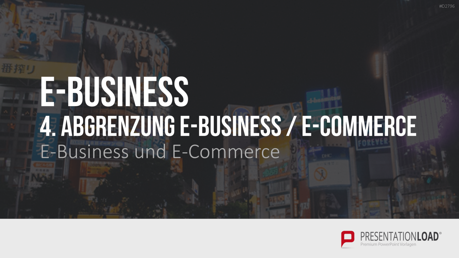 E-Business & E-Commerce PowerPoint-Vorlage
