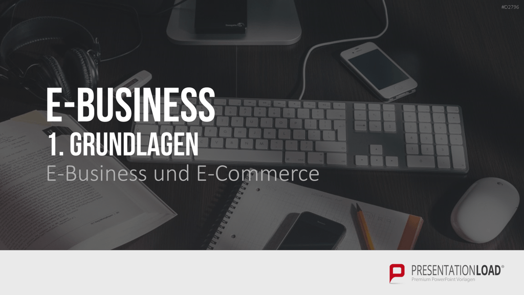 E-Business & E-Commerce PowerPoint-Vorlage