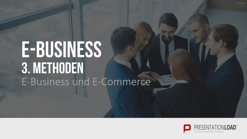 E-Business & E-Commerce PowerPoint-Vorlage