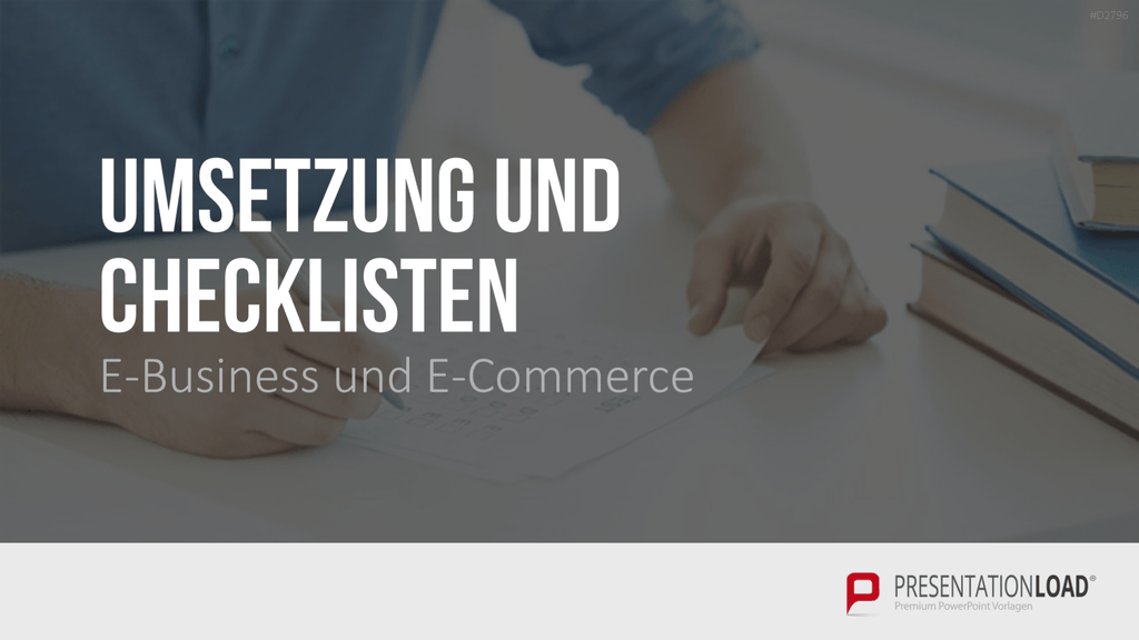 E-Business & E-Commerce PowerPoint-Vorlage